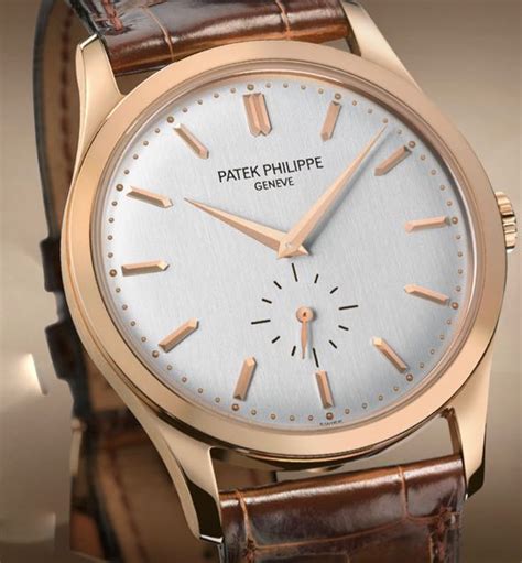 patek philippe rose gold calatrava.